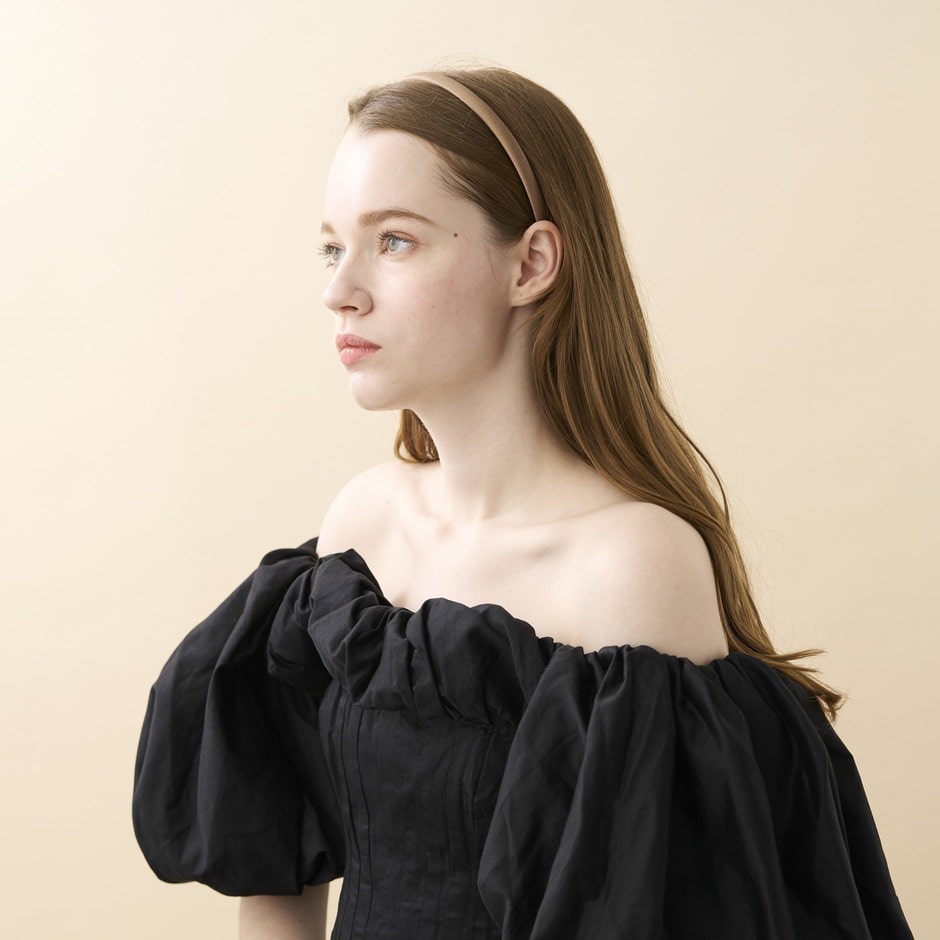 カチューシャ (1 cm) 詳細画像 ベージュ(S) 4