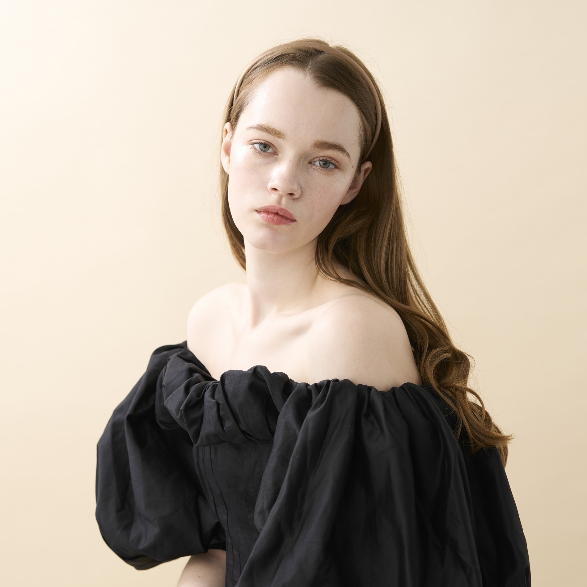 カチューシャ (1 cm) 詳細画像 ベージュ(S) 3