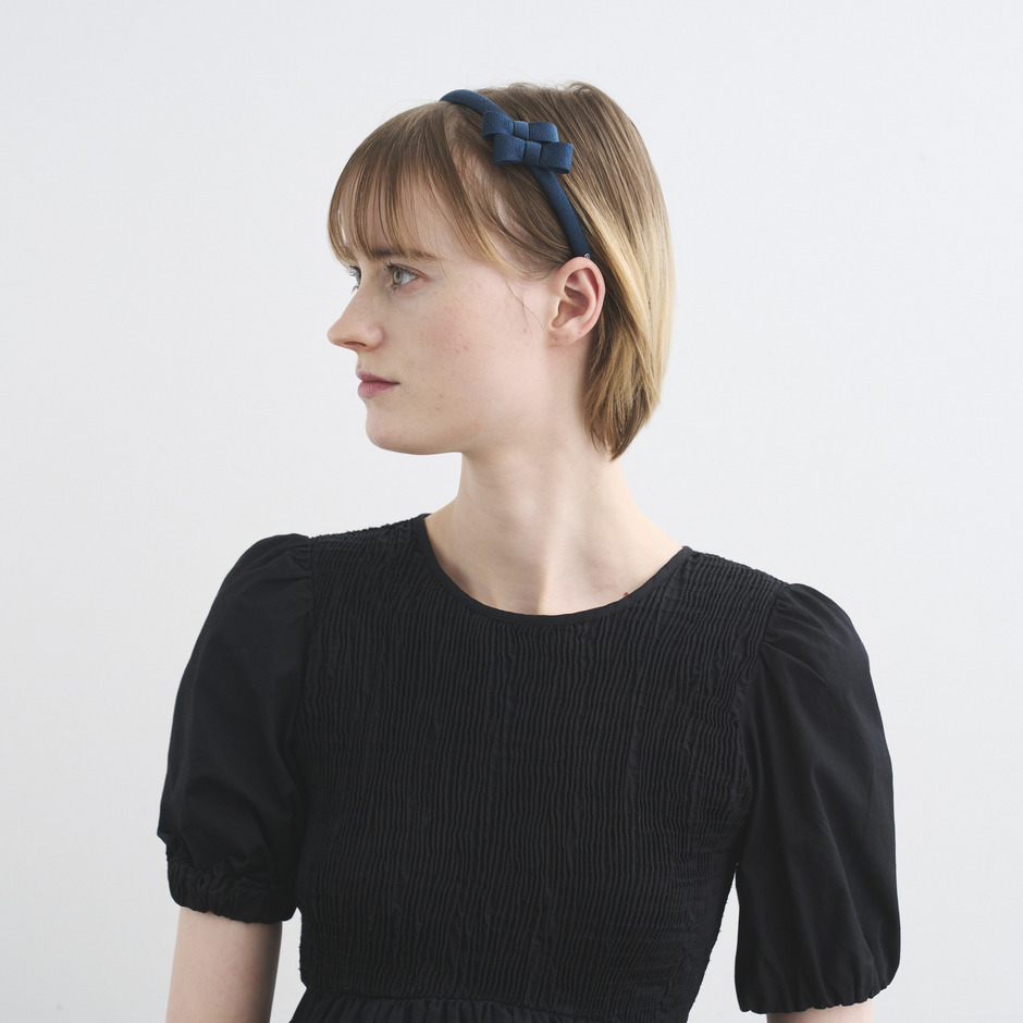 カチューシャ (1 cm) 詳細画像 ネイビー(M) 3