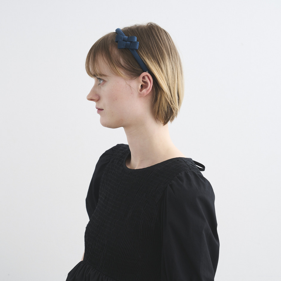 カチューシャ (1 cm) 詳細画像 ネイビー(M) 4