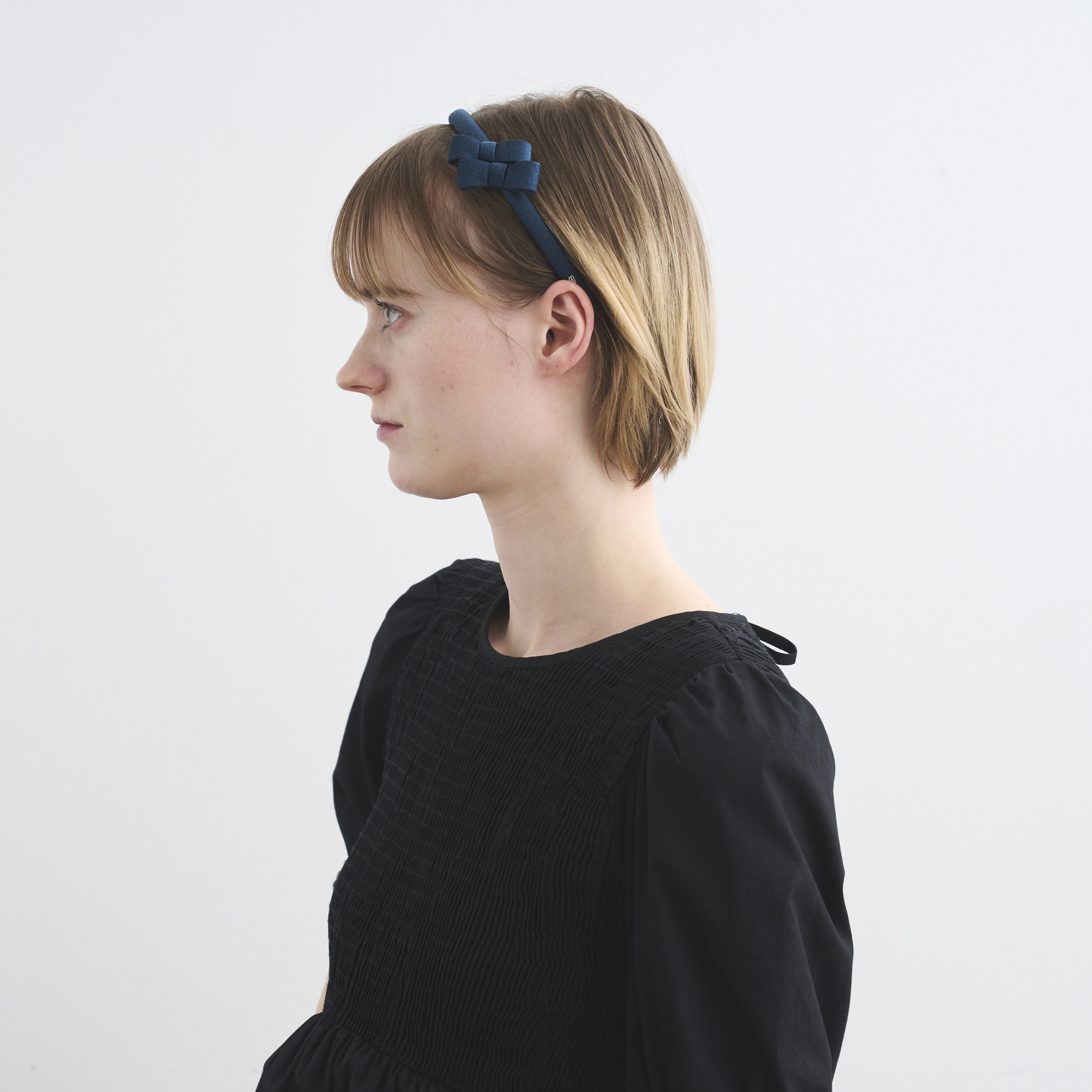 カチューシャ (1 cm) 詳細画像 ネイビー(M) 4