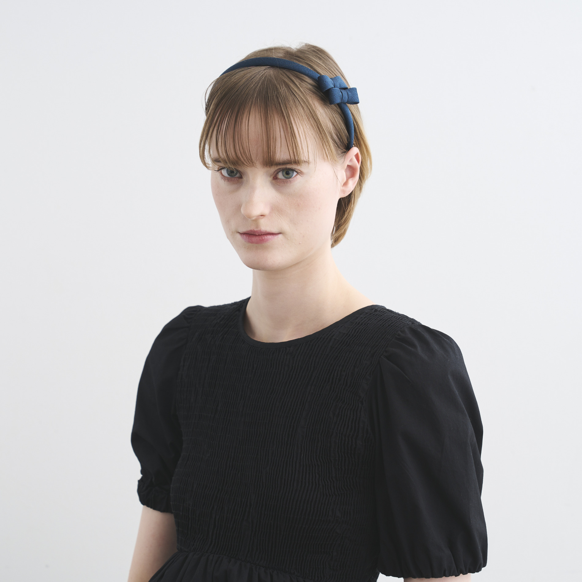 カチューシャ (1 cm) 詳細画像 ネイビー(M) 5