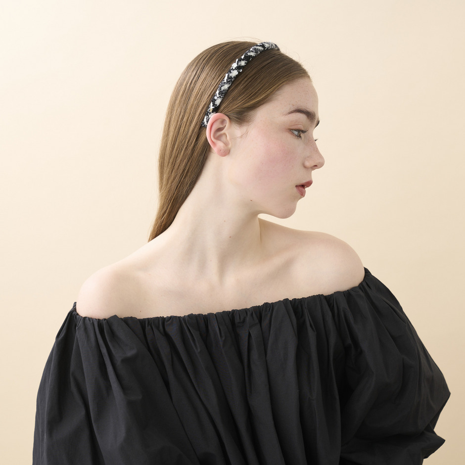 カチューシャ (1 cm) 詳細画像 ブラック(N1) 2