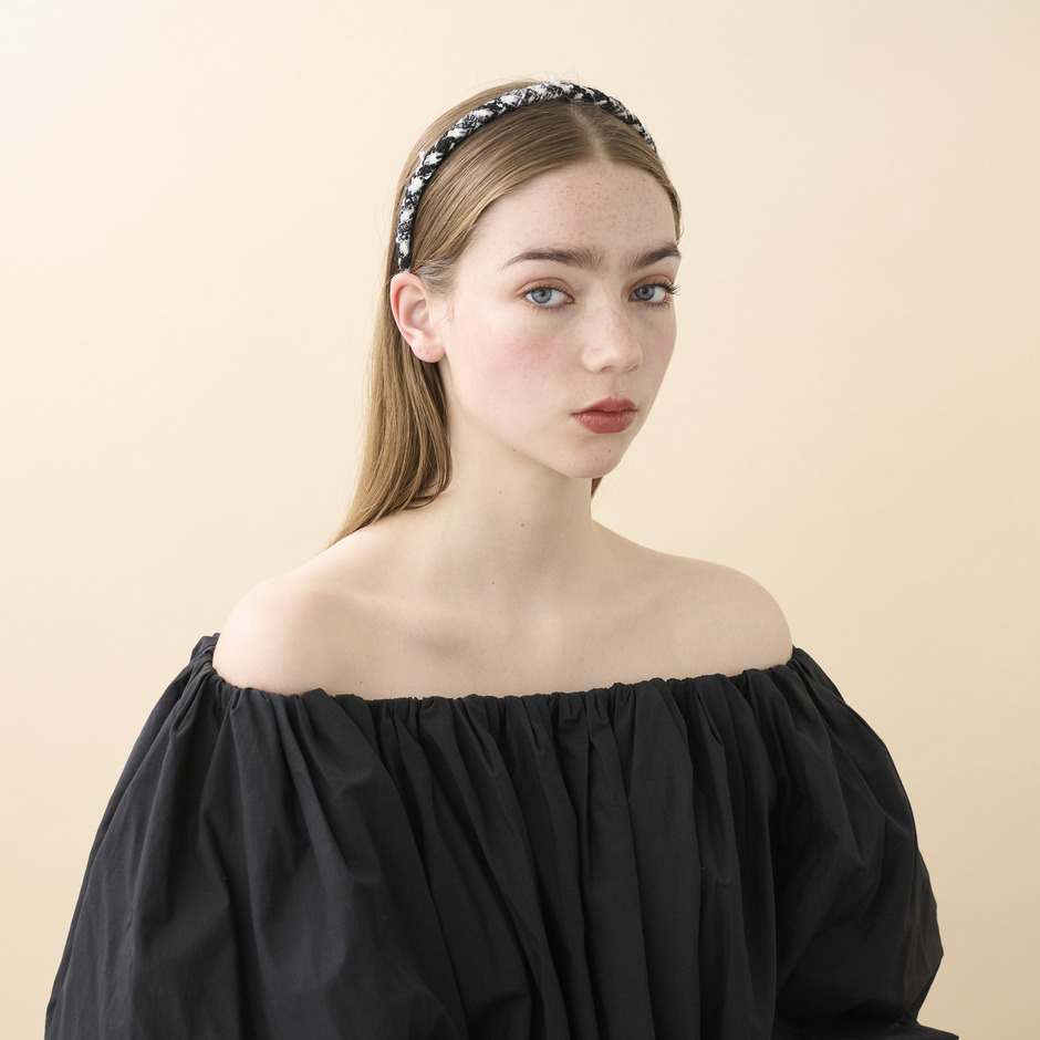 カチューシャ (1 cm) 詳細画像 ブラック(N1) 3