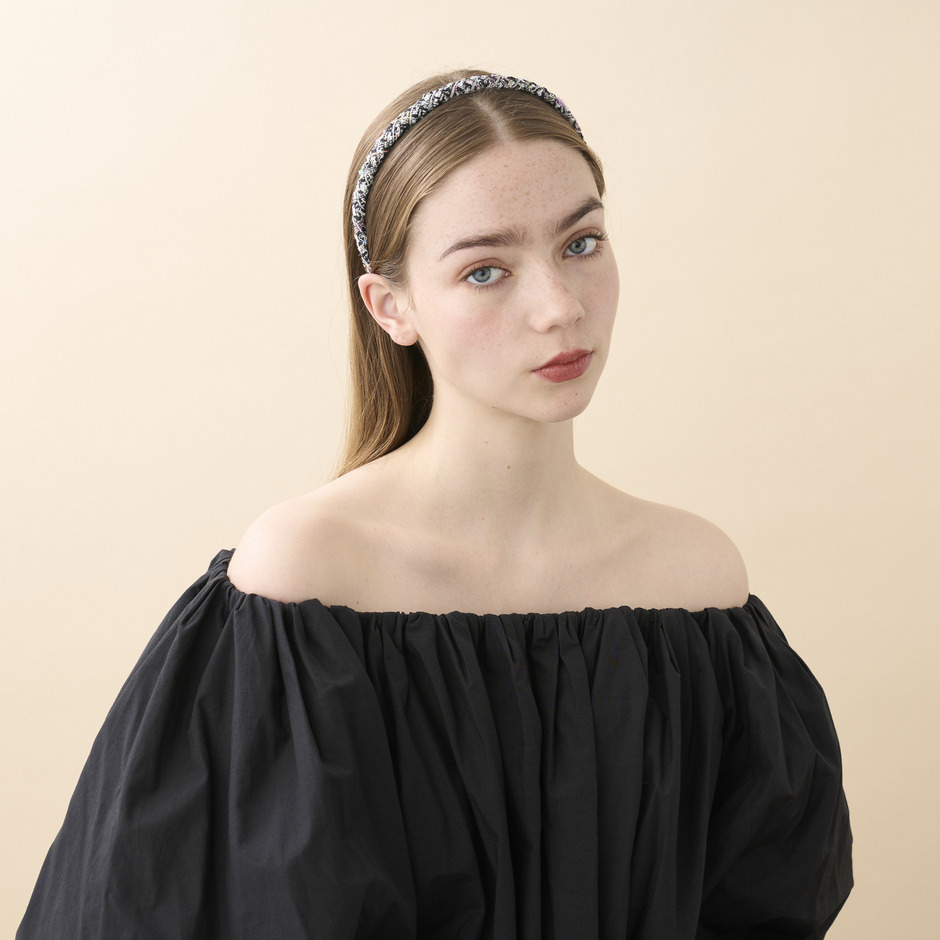 カチューシャ (1 cm) 詳細画像 ブラック(N2) 2