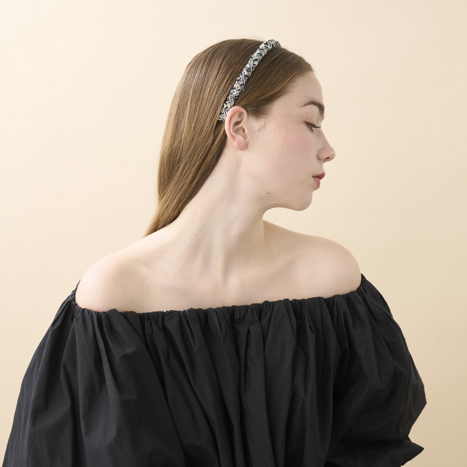 カチューシャ (1 cm) 詳細画像 ブラック(N2) 3