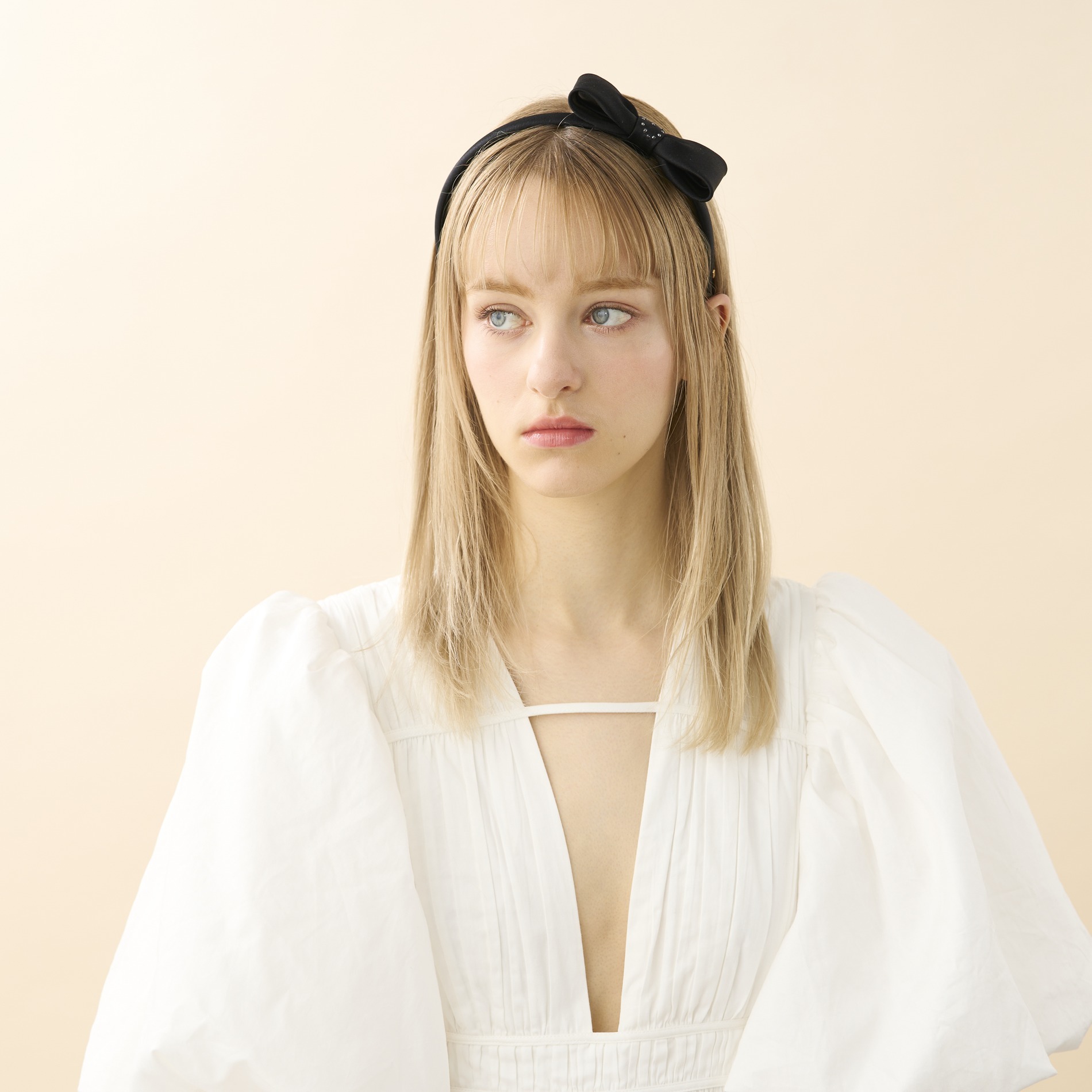 カチューシャ (1 cm) 詳細画像 ブラック(N) 3