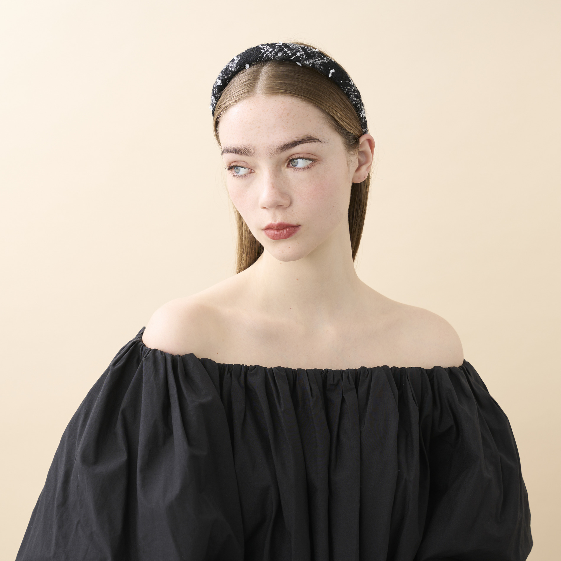 カチューシャ (2.5 cm) 詳細画像 ブラック(N) 4